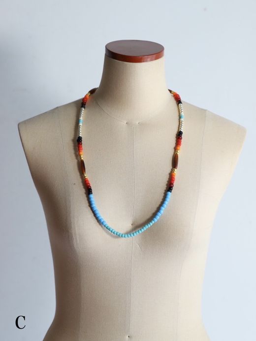 AMBERGLEAM NATIVE BEADS NECKLACE / Assort