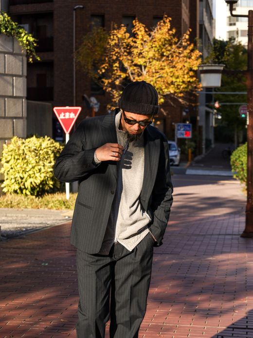VOO VOOMAL SUITS STRIPE / Navy