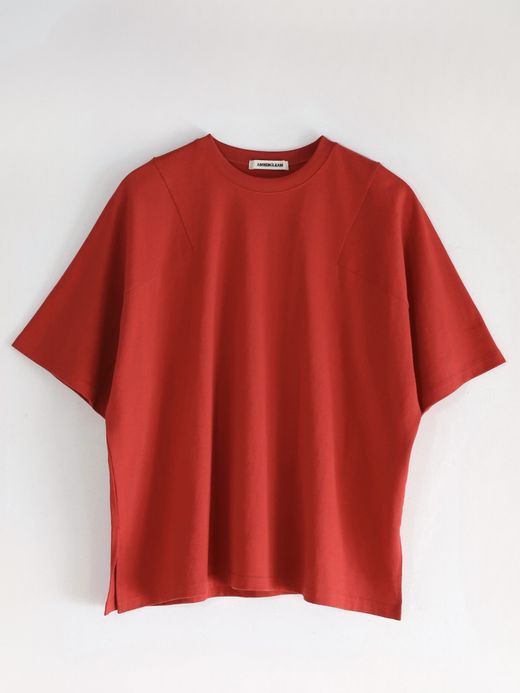 AMBERGLEAM PANEL BASIC T-SHIRT(2023SS) / 5colors