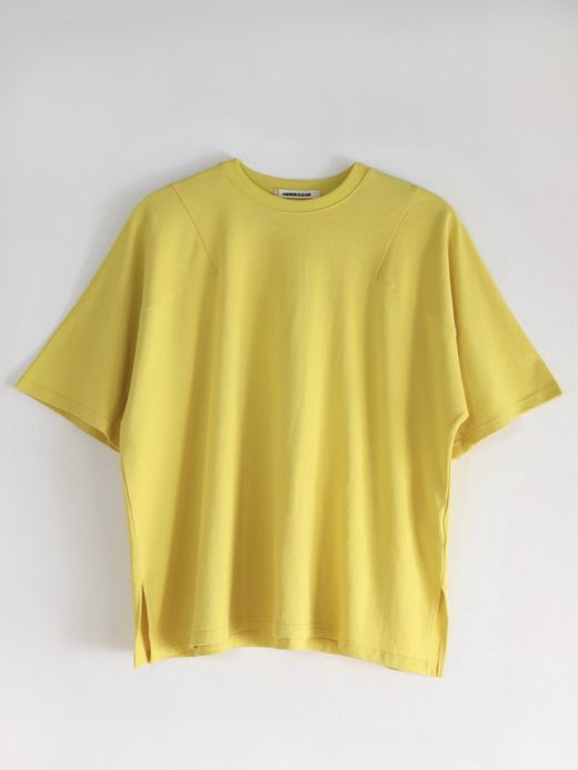 AMBERGLEAM PANEL BASIC T-SHIRT(2023SS) / 5colors