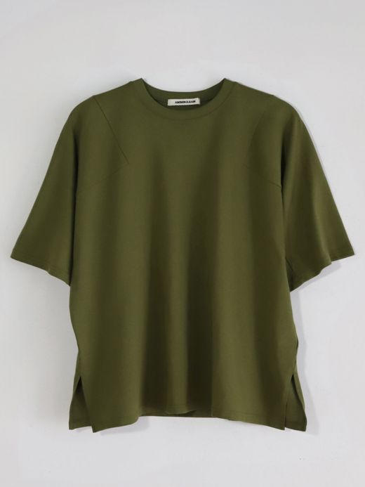 AMBERGLEAM PANEL BASIC T-SHIRT(2023SS) / 5colors