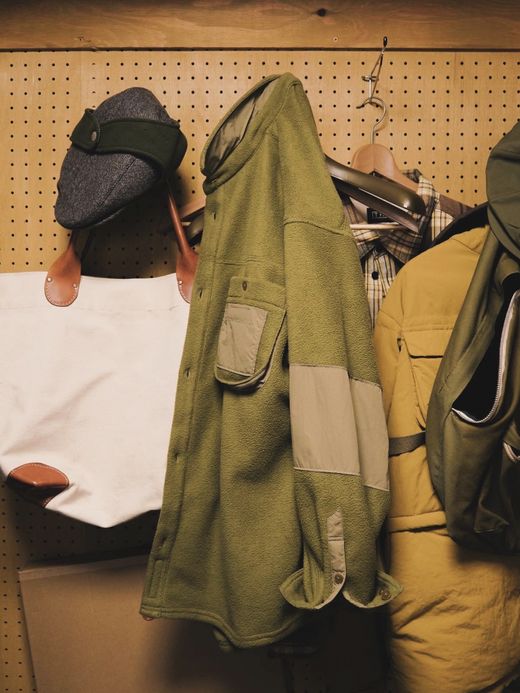 THE UNION FLEECE HUNTER SHIRTS / Green