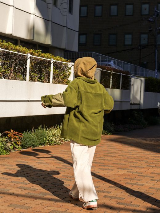 THE UNION FLEECE HUNTER SHIRTS / Green