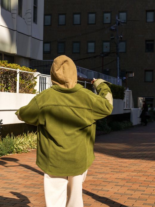 THE UNION FLEECE HUNTER SHIRTS / Green