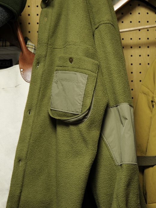 THE UNION FLEECE HUNTER SHIRTS / Green
