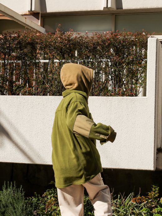 THE UNION FLEECE HUNTER SHIRTS / Green