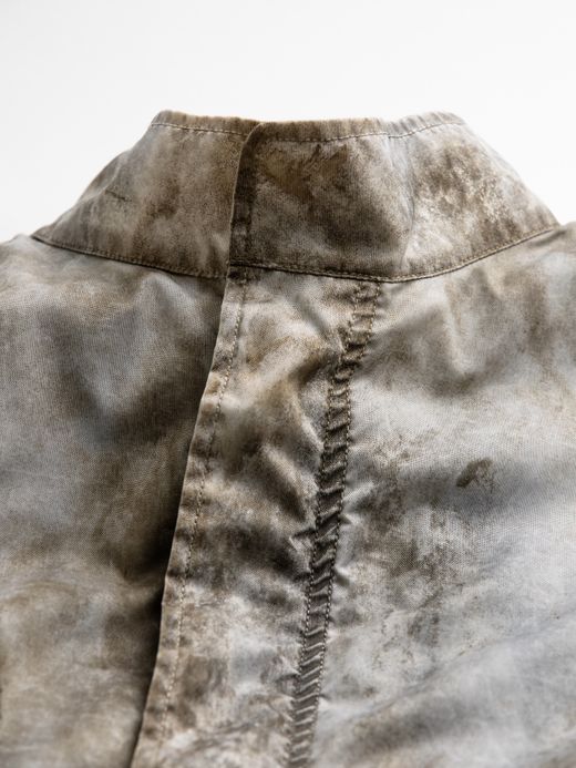 ANACHRONORM DIRTPAINT NYLON MODS COAT / White
