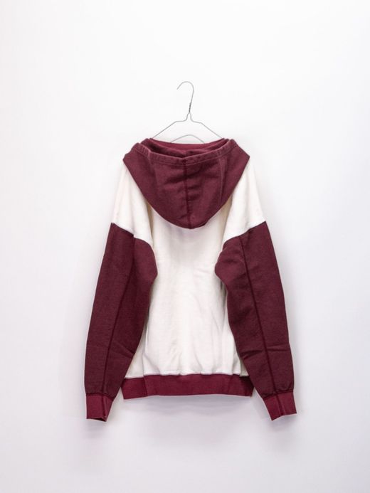 THE UNION "ATOZUKE"SWEAT HOODIE / White×red