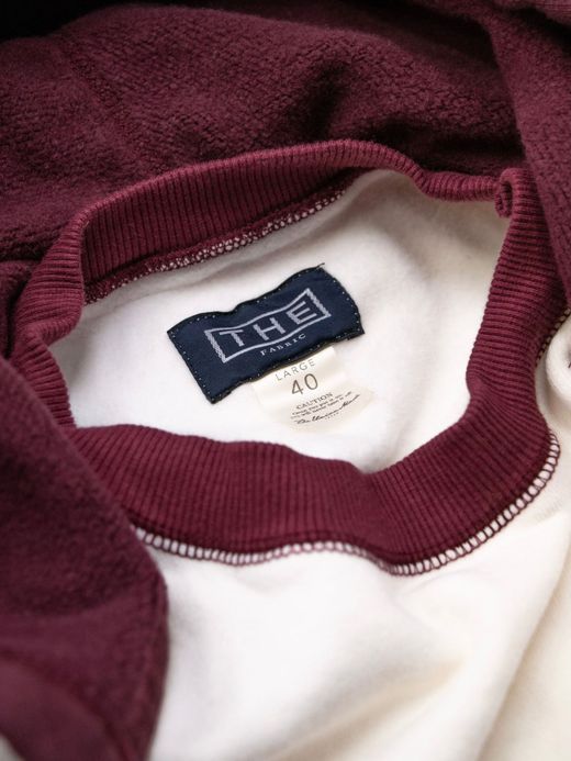 THE UNION "ATOZUKE"SWEAT HOODIE / White×red