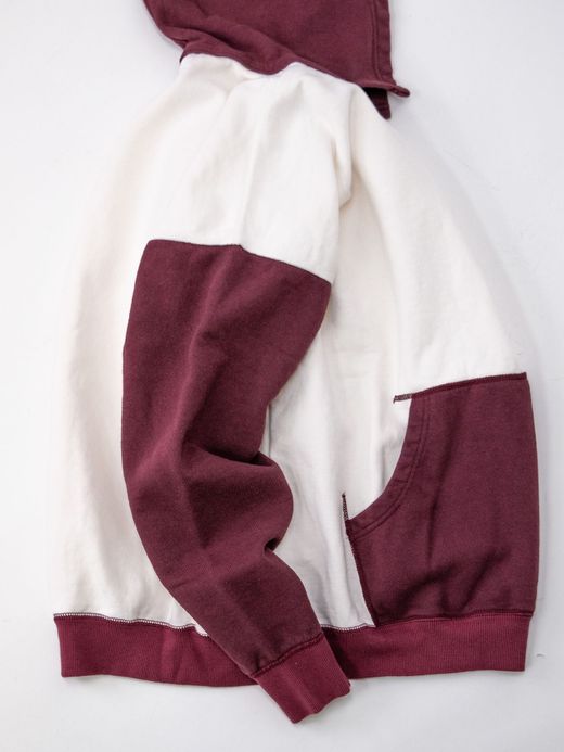 THE UNION "ATOZUKE"SWEAT HOODIE / White×red