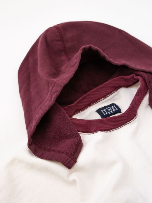 THE UNION "ATOZUKE"SWEAT HOODIE / White×red