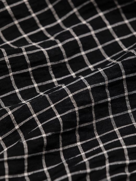 ANACHRONORM ROOM WIDE EASY PANTS / Black check