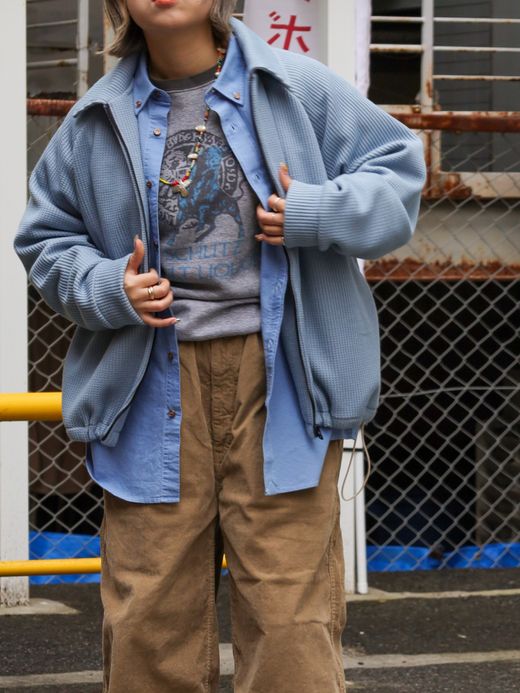 VOO WAFFLE JACKET / Steel