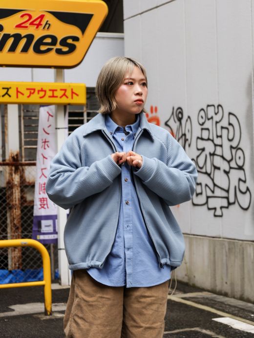 VOO WAFFLE JACKET / Steel