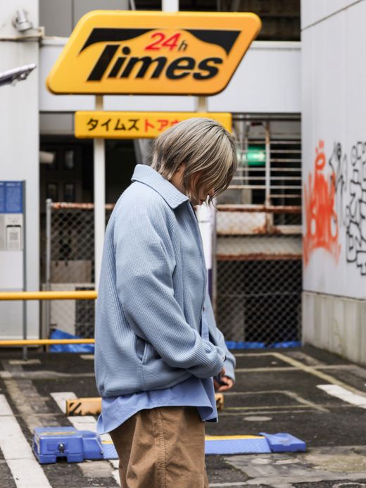 VOO WAFFLE JACKET / Steel