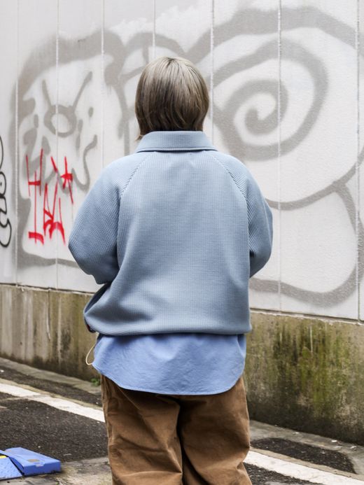 VOO WAFFLE JACKET / Steel