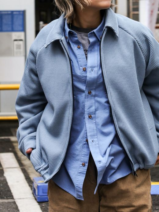 VOO WAFFLE JACKET / Steel