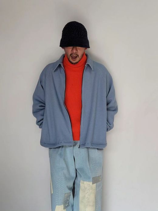 VOO WAFFLE JACKET / Steel