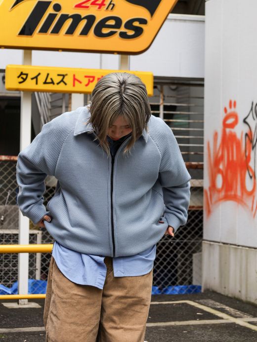 VOO WAFFLE JACKET / Steel