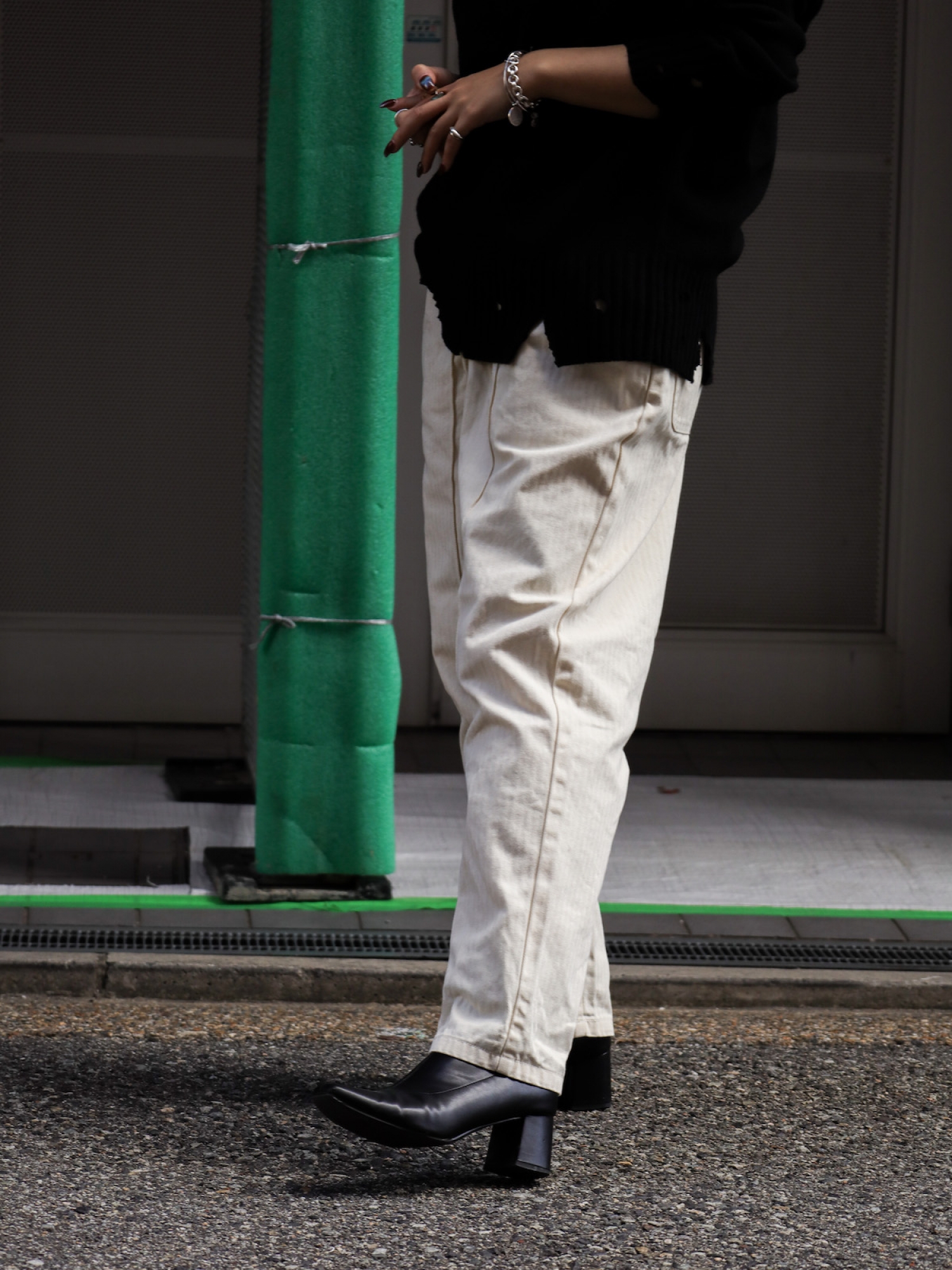 VOO EZ SLACKS / Ivory | FLATBUSH（フラットブッシュ）公式