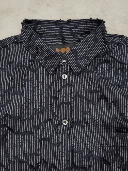 VOO STRIFLOWER SHIRTS / Black