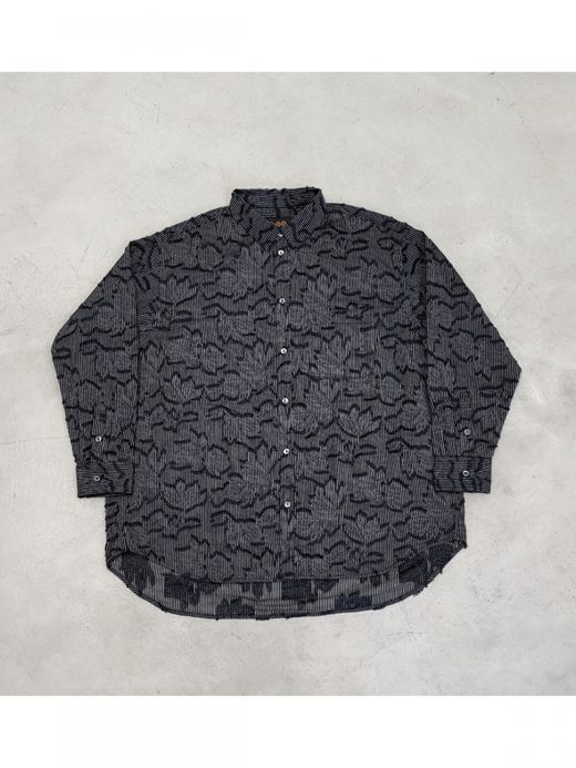 VOO STRIFLOWER SHIRTS / Black