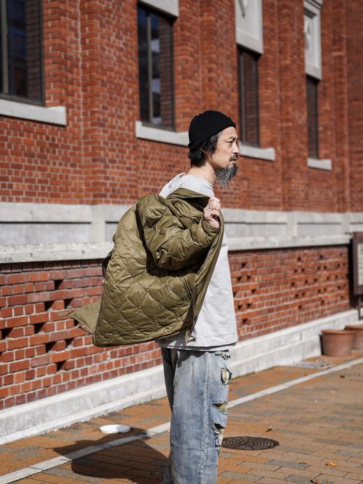 TAION REVERSIBLE "VETJAN" DOWN JACKET / Olive