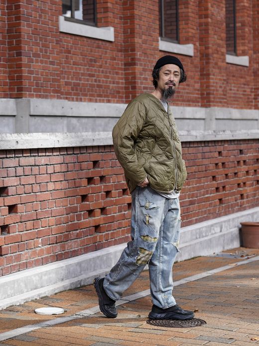 TAION REVERSIBLE "VETJAN" DOWN JACKET / Olive