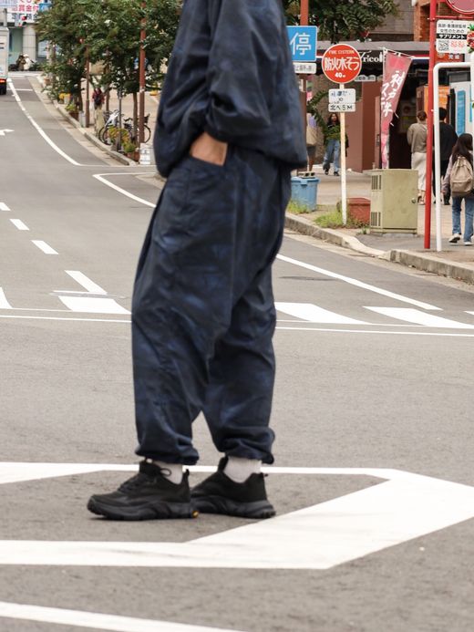 S.F.C WIDE TAPERED EASY PANTS (REAL TREE CAMO) / Navy tree camo