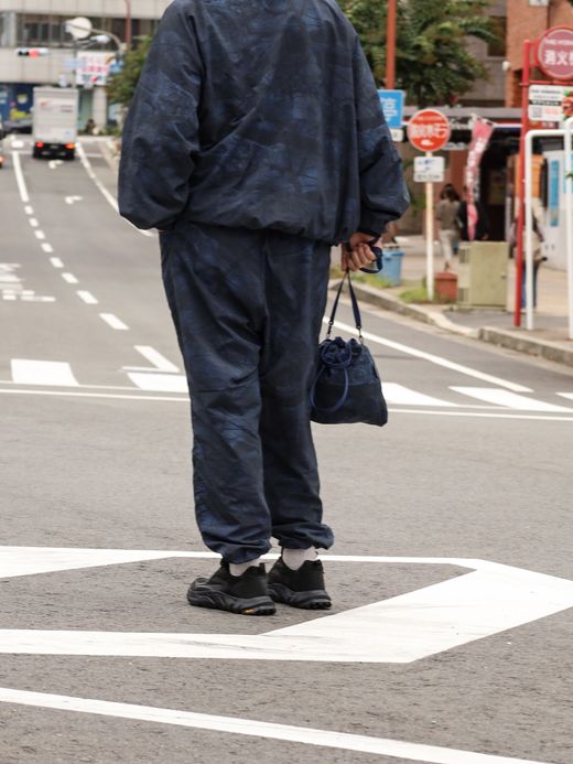 S.F.C WIDE TAPERED EASY PANTS (REAL TREE CAMO) / Navy tree camo
