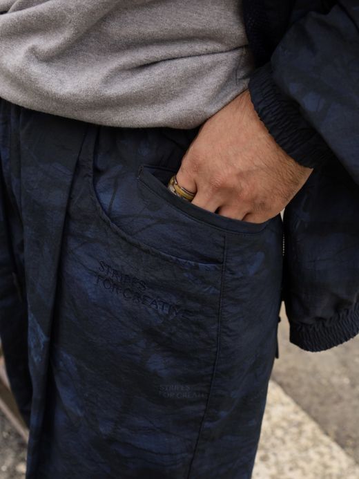 S.F.C WIDE TAPERED EASY PANTS (REAL TREE CAMO) / Navy tree camo