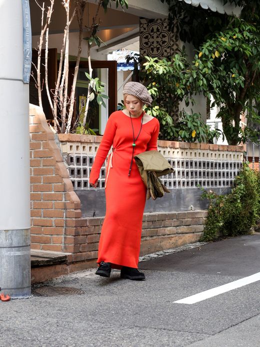 AMBERGLEAM ART KNIT DRESS / 5colors FLATBUSH（フラットブッシュ）公式オンラインサイト