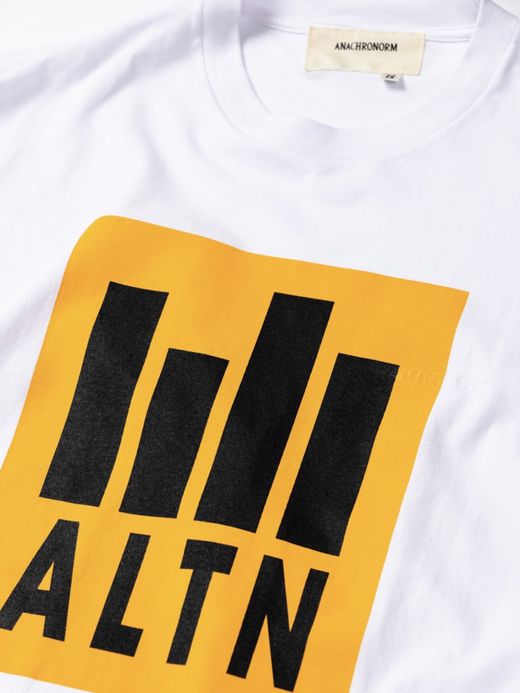 ANACHRONORM ALTN PRINT T-S / White