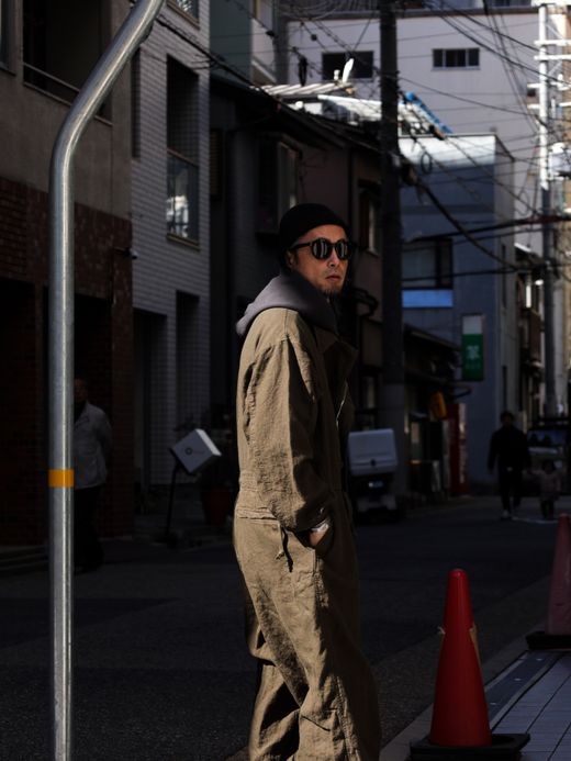 ANACHRONORM HELICREW MECHANIC COVERALL / Olive