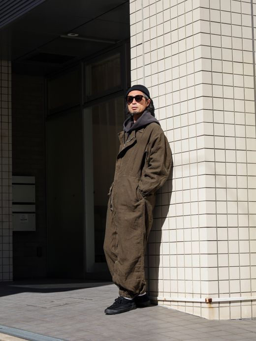 ANACHRONORM HELICREW MECHANIC COVERALL / Olive