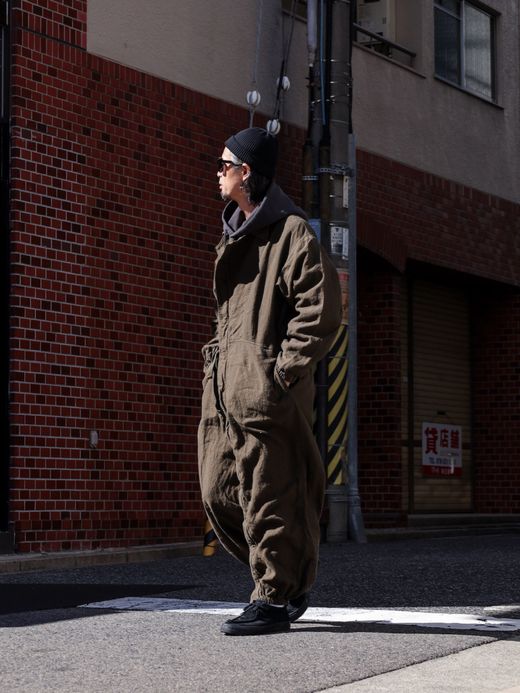 ANACHRONORM HELICREW MECHANIC COVERALL / Olive