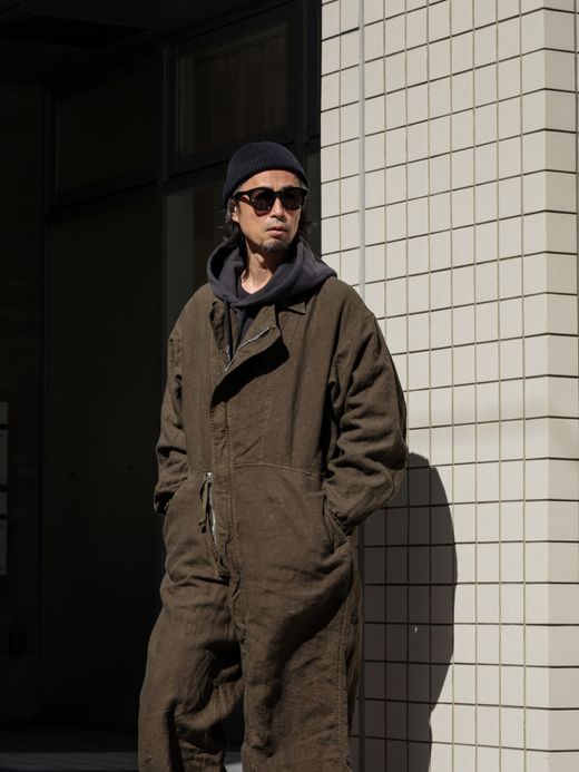 ANACHRONORM HELICREW MECHANIC COVERALL / Olive