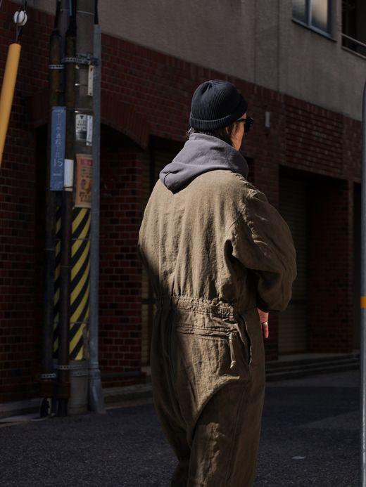 ANACHRONORM HELICREW MECHANIC COVERALL / Olive