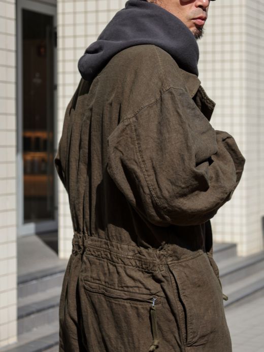 ANACHRONORM HELICREW MECHANIC COVERALL / Olive
