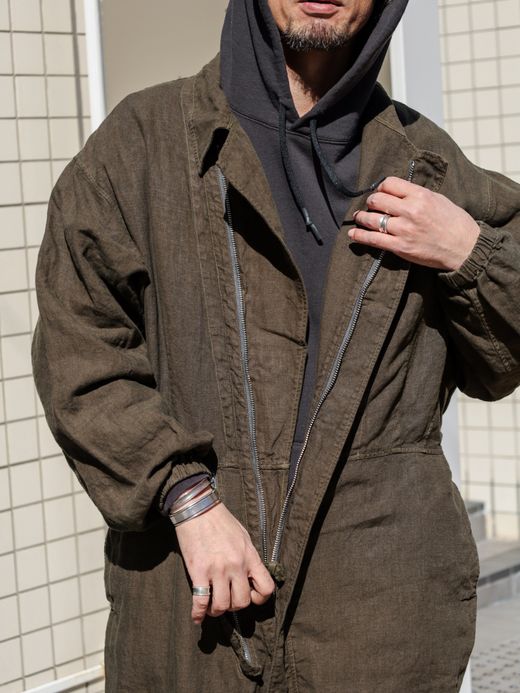 ANACHRONORM HELICREW MECHANIC COVERALL / Olive