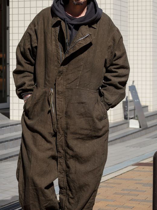 ANACHRONORM HELICREW MECHANIC COVERALL / Olive