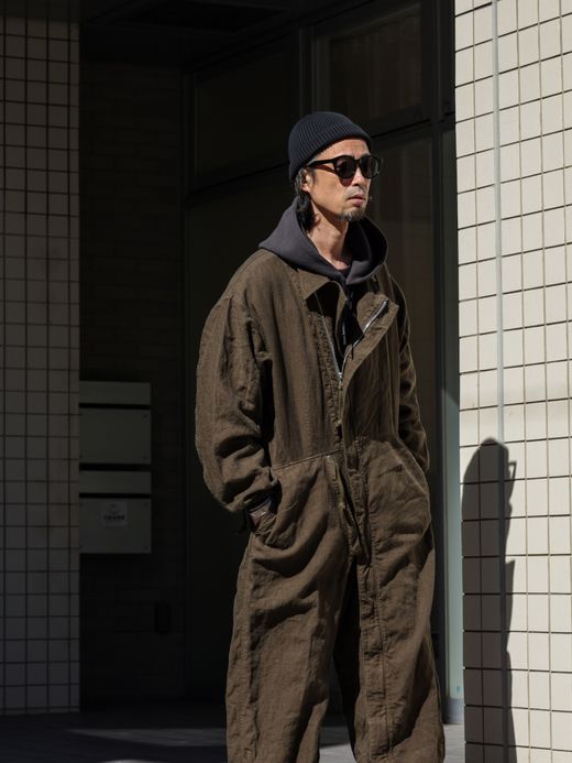 ANACHRONORM HELICREW MECHANIC COVERALL / Olive