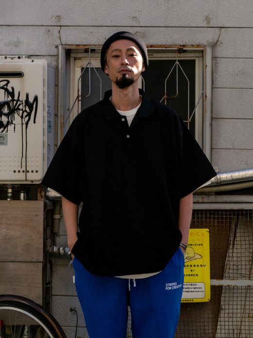 S.F.C BIG SS POLO / Black