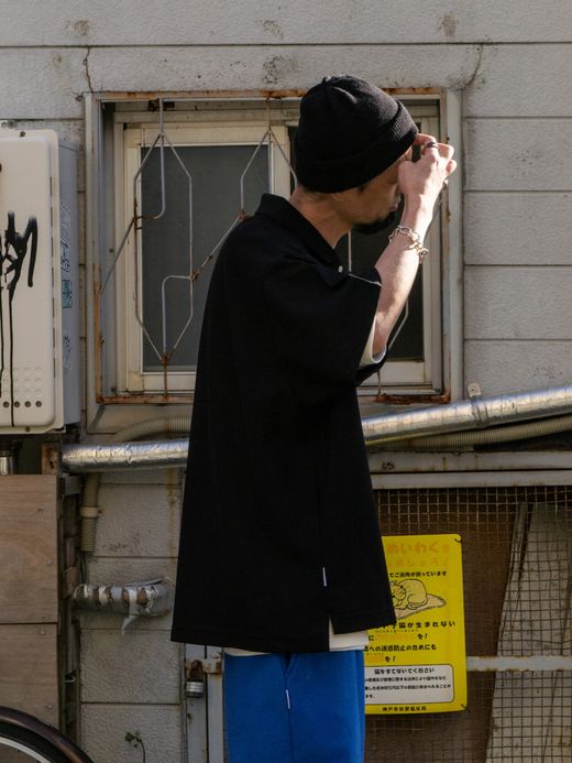 S.F.C BIG SS POLO / Black