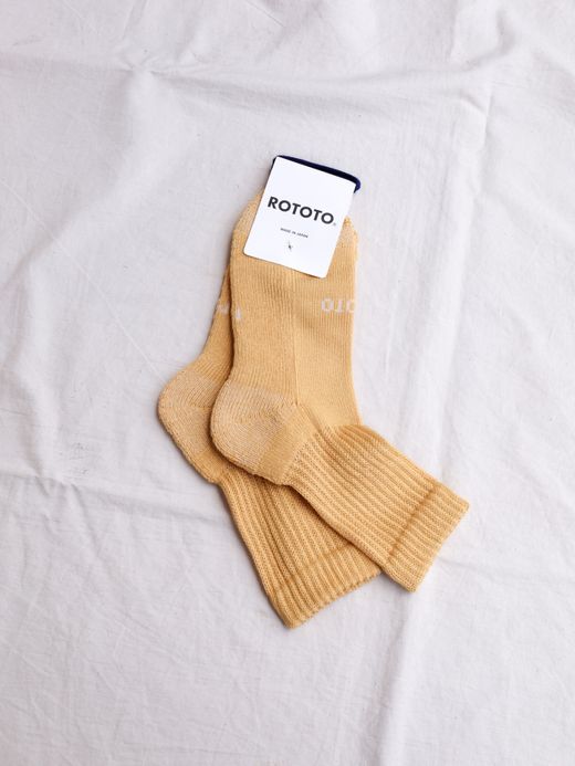 ROTOTO EVERYDAY PILE MINI CREW SOCKS / 6colors