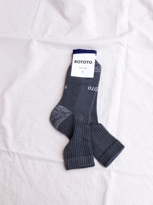ROTOTO EVERYDAY PILE MINI CREW SOCKS / 6colors