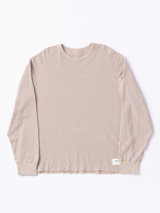 ANACHRONORM HEAVY THERMAL L/S TEE / Coyote