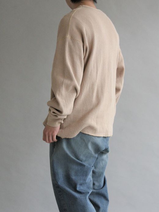 ANACHRONORM HEAVY THERMAL L/S TEE / Coyote