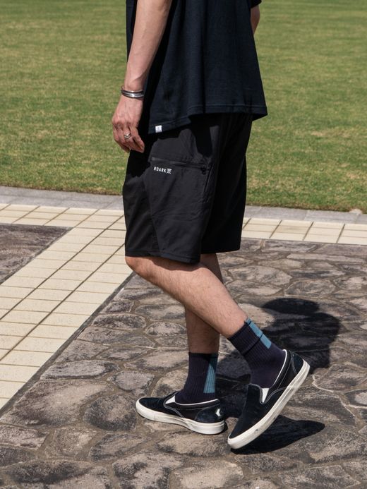 ROARK REVIVAL BOATMAN TECH SHORTS / Black