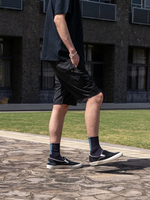 ROARK REVIVAL BOATMAN TECH SHORTS / Black